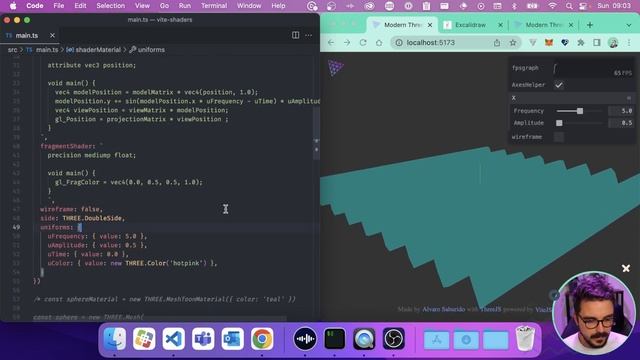 Modern ThreeJS Shaders with GLSL Vite plugin смотреть онлайн