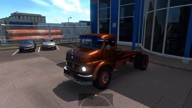 Mercedes Bеnz L-LS 1111 mod for Euro Truck Simulator 2 (1.35) 4K Video смотреть онлайн