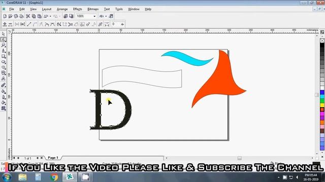 Shape Tool Knife & Eraser of CorelDRAW In Hindi || सीखे CorelDRAW के Tools को हिंदी में || Video #0 смотреть онлайн
