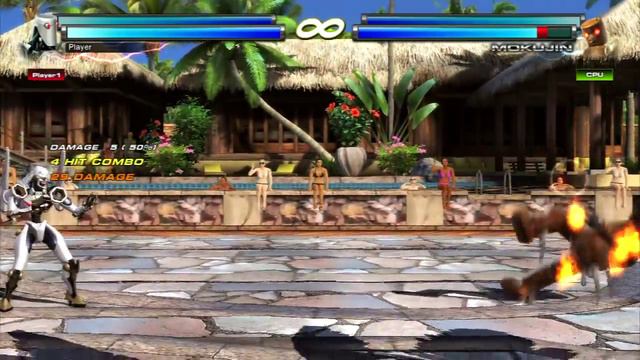TEKKEN Tag 2 - Combot's "Combot-G Beam Gun" Item Move смотреть онлайн