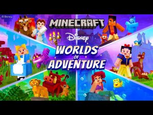 Minecraft DLC Disney Worlds of Adventure