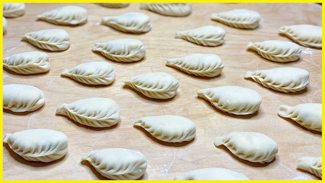 КУРЗЕ С ТВОРОГОМ! Рецепт очень вкусных, сочных курзе с творогом! Творожные курзе! смотреть онлайн