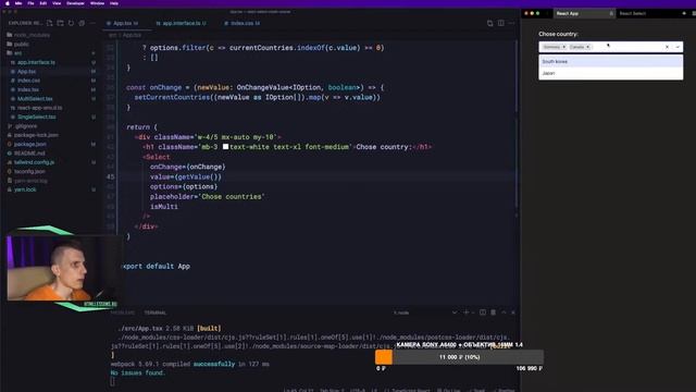 ⚡️ Быстрый курс React Select | Выпадающее меню - ЛЕГКО! (почти) смотреть онлайн
