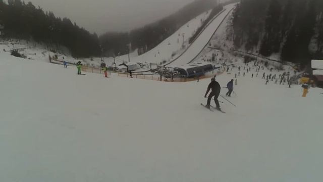 Winterberg (часть 1). Ski fahren. Винтерберг Германия. Зима. Катаемся на горных лыжах. смотреть онлайн