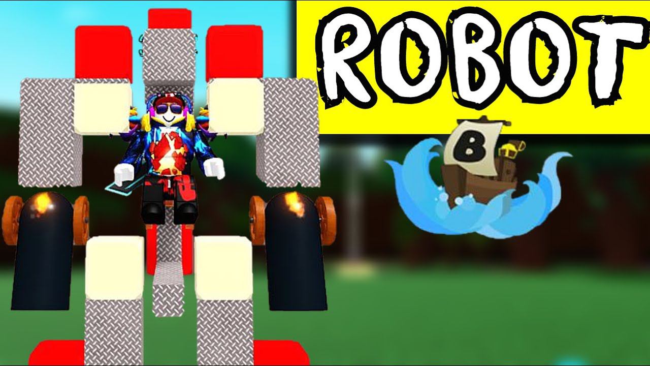 Robot в Build A Boat роблокс. Как построить робота в  Build A Boat?