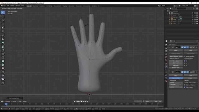 Lets Create A Human Hand Easily By Using Skin Modifier | Blender 2 8 смотреть онлайн