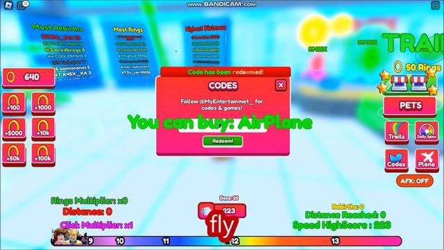 *ALL CODES WORK* [⭐SHINY⭐] [NEW] Plane Race Clicker ROBLOX | December 7, 2022 смотреть онлайн