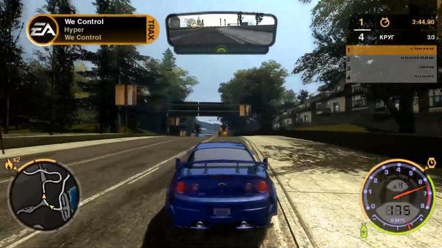 Прохождение NFS Most Wanted Redux [Часть 13] Выбывание или зассал?