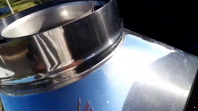 Керамический дымоход сгорел. Гильзование нержавейкой. смотреть онлайн