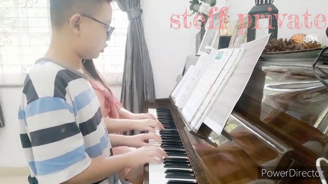 Teaching Owen - Spring by Antonio Vivaldi - Piano Adventures Lesson 2A смотреть онлайн