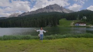 Италия озеро Мизурина (lago Misurina Dolomiti)красота Альпы