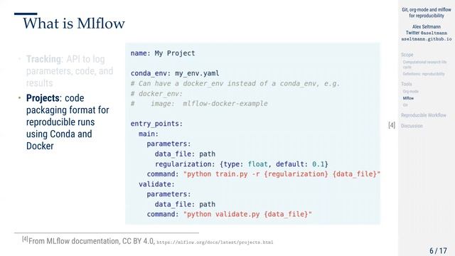 Git, Emacs org-mode and mlflow: making applied machine learning research fully reproducible смотреть онлайн