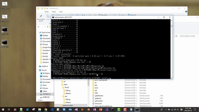 Build OpenSSL with Strawberry Perl, Visual Studio on Windows смотреть онлайн
