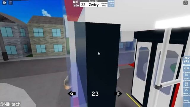 Nikitech за рулём Троллейбуса в Nid's Buses & Trams + ИНФОРМАТОР 1.0 | (Route 22). [Roblox] смотреть онлайн