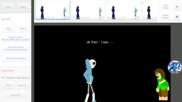 Undertale vs Web warriors (WIP)