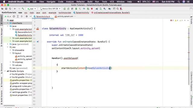 Splash Activity in Android Studio Kotlin Tutorial 49 - Urdu/Hindi | Muhammad Waqas смотреть онлайн