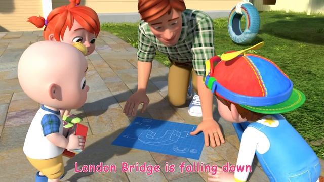 London Bridge Is Falling Down Song | CoComelon Nursery Rhymes & Kids Songs
