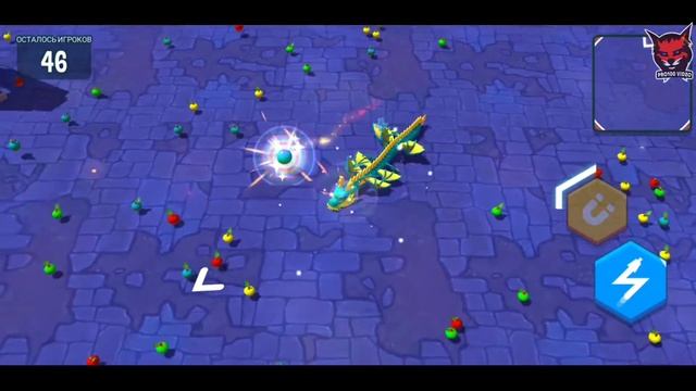 ПОБЕДА на Грани! Snake Rivals - популярная Игра змейка на ТЕЛЕФОН! Королевская битва и ТОП 1 смотреть онлайн