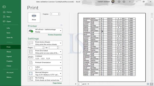 How to Print Title or Heading on Every Page in Excel смотреть онлайн
