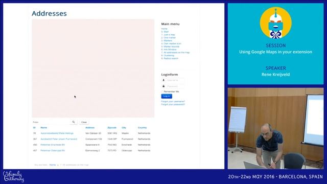 JAB16 - Using Google Maps in your extension смотреть онлайн