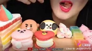 Как ест кореянка?❤ залипательное видео?