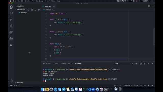 Интерфейсы в Golang