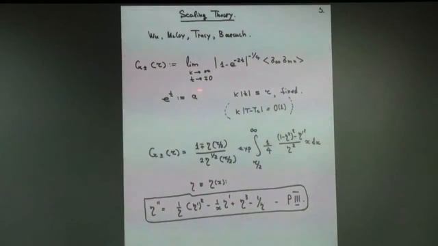 Painleve Transcendents and their appearance in Physics and Random Matrix Theory смотреть онлайн