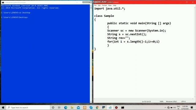 Reverse of String | Java | Program | Interview question | V#2 смотреть онлайн