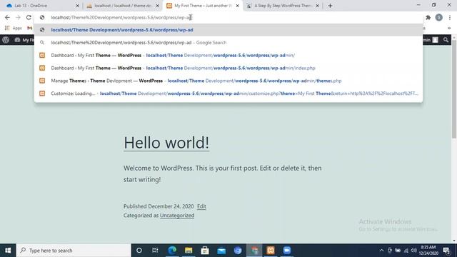 WordPress Theme Development Advance Work смотреть онлайн