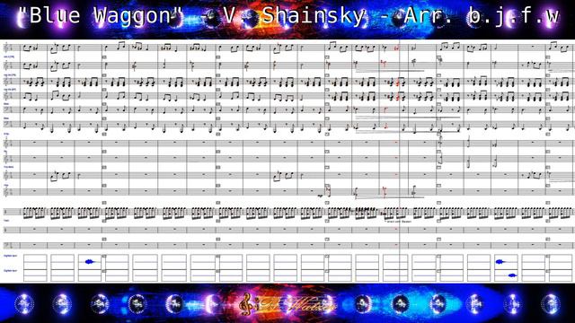 Голубой Вагон - Goluboj Vagon - Blue Waggon - Music: Vladimir Shainsky - Cover: B.j.f.w