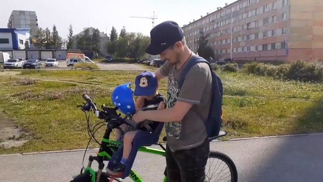 Детское велокресло (переднее)