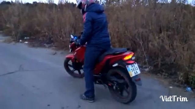 Отжиг резины на Bashan Pilot 250cc смотреть онлайн