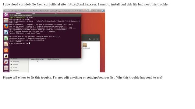Ubuntu: How to install curl package .deb file in ubuntu 16.04? (2 Solutions!!) смотреть онлайн