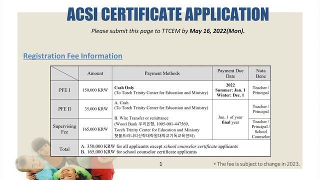 2. Overview of ACSI Certificate Application Packet смотреть онлайн
