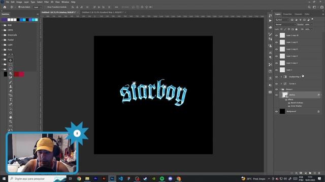 Como fazer 3D Chrome Effect no photoshop / TUTORIAL смотреть онлайн