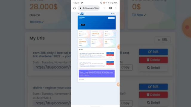 Earn 50$ Daily || Best Url Shortener High Cpm || 50$ High Cpm || Best Link Shortener 2022.