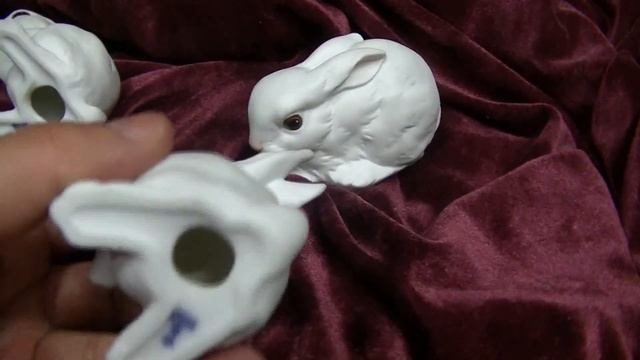 5 фарфоровых бисквитных зайцев Кайзер Германия в супер состоянии смотреть онлайн