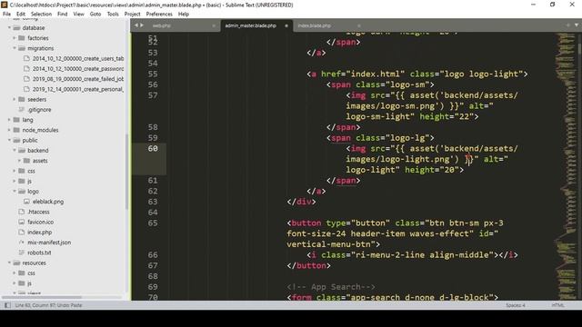 Laravel 9 Project #19 | Admin Panel Setup Part 1 смотреть онлайн