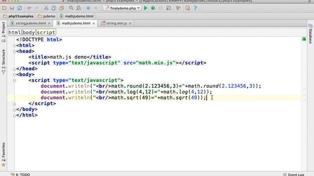 Math.js Simple Demo смотреть онлайн