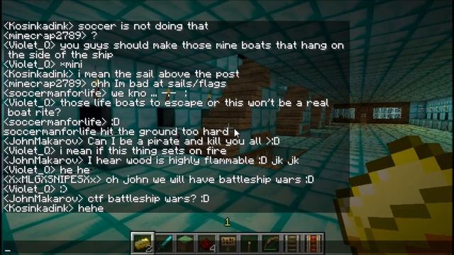 Minecraft Builds- Ep. 1- The Floaty Boat смотреть онлайн