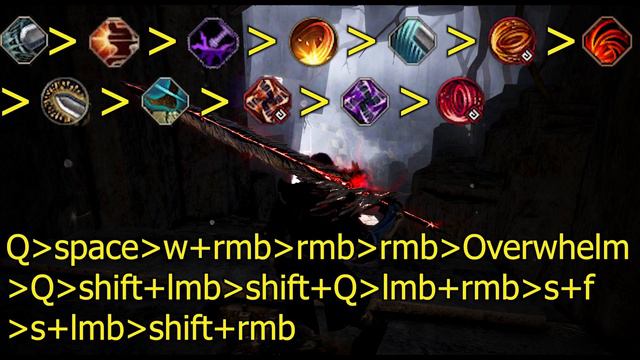Black Desert Warrior Awakening PVE Combo After REBOOT