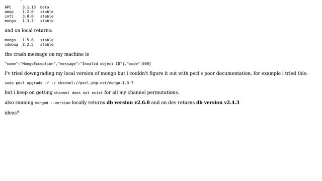 DevOps & SysAdmins: How to install an older version of a pecl package? смотреть онлайн
