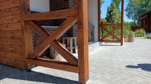 Перила Х-образные