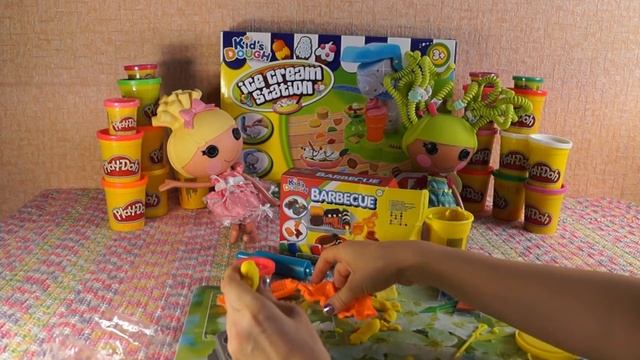 Готовим из пластилина Play doh.Play with cooking play doh смотреть онлайн