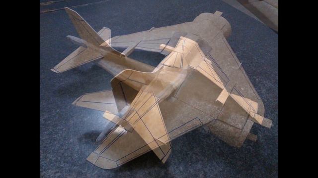 AV 8B Harrier II, Cartonmodelismo смотреть онлайн