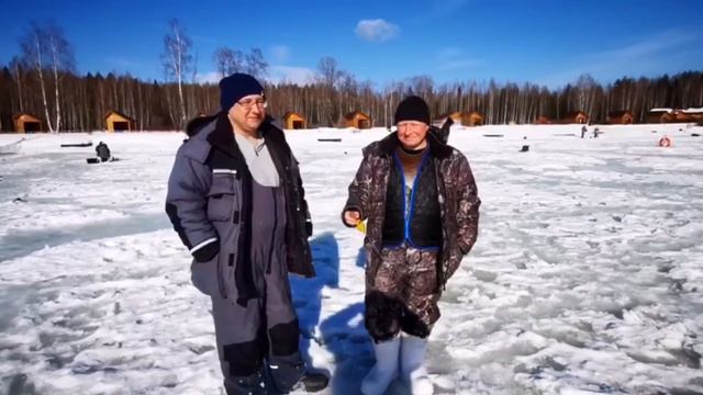 Интервью о рыбалке гостей рыболовной усадьбы Золотые Караси 27 февраля. смотреть онлайн