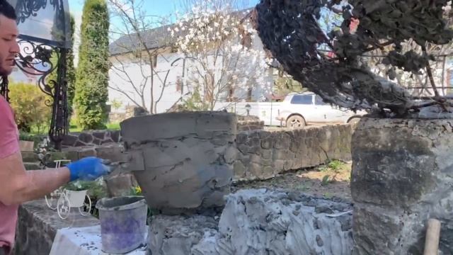 Как сделать цветник.Уникальные решения позволяет реализовать Арт бетон. смотреть онлайн