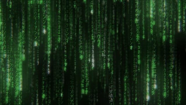 Matrix Screensaver Rain Code 10H 4K