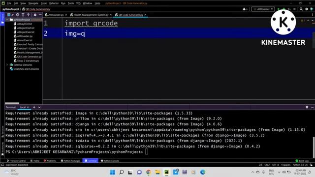 Generate QR Code | Using Python | Simple and Easy | PyCharm Community смотреть онлайн