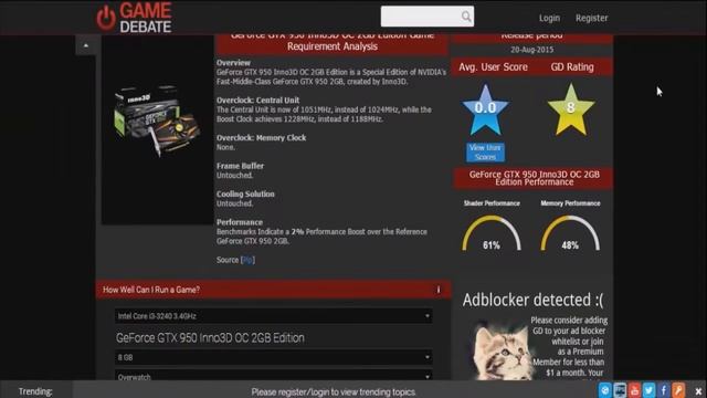 Inno3D GTX 950 OC 2GB 128Bit - Review + Unboxing Indonesia #2 смотреть онлайн